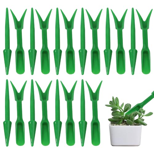 Bai42Ylou 10 Sets Pikierstab Pikierset Pikierstab Holz Sähilfe Anzucht Pikierwerkzeug Anzucht Zubehör Pikieren Pikler Dreieck-Set Zubehör Für Gartengeräte Planting Accessories Saatgut Verteiler