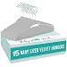 Baby Nest Designs Grey Baby Hangers for Matching Closet Dividers and Nursery Organizer. 15x Velvet Hangers for Baby Clothes