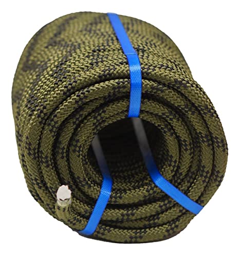 Zeluga Zl133Rw 1/2In. X 125Ft. High Strength 5400 Lb Breaking Strength Double Braid Rope, Assorted Color #TOP7