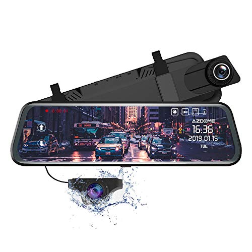 AZDome PG02 2CH Full Mirror Touch dashcam