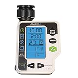 Uscita 3/4” M Rain Amico + più  Centralina programmatore a batterie da rubinetto per irrigazione giardino  Affidabile e duraturo  Made in Italy