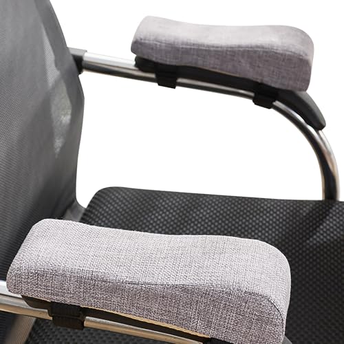 2 Stück Stuhl Armlehne Kissen Rutschfest Armlehnen Pads Weiche Bürostuhl Ellbogenstützkissen Gaming Stuhl Ellbogen Unterstützung Kissen für Zuhause, Büro, Arbeitszimmer
