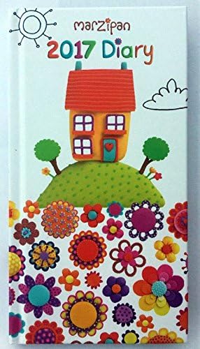 Marzipan 2017 Slim Diary (House & Flowery Design)