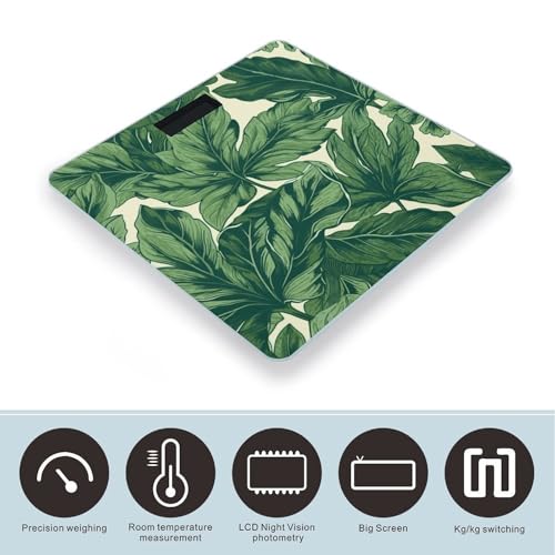 Báscula Digital para Baño con Vidrio Templado 26x26 cm miniatura 3