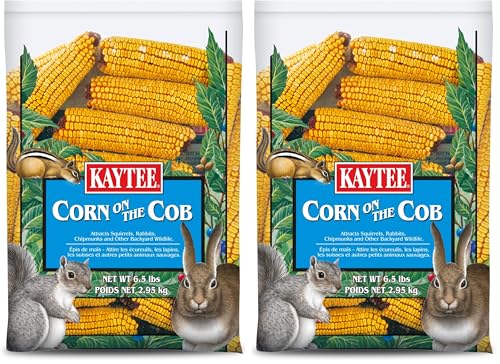 Kaytee Corn on the Cob Food for Wildlife, 6.5 lb x 2