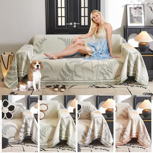 Couvre-lit en Chenille Vert pour Sublimer Votre Salon Cosy