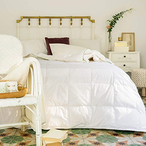 Habita Home EDREDON NORDICO Plumon 4 Estaciones Cama 180 (260x240cm) Color Blanco