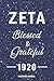 Zeta Gratitude Journal: Blessed & Grateful: Weekly and Daily Guide to Cultivate an Attitude of Gratitude | Zeta Phi Beta Paraphernalia