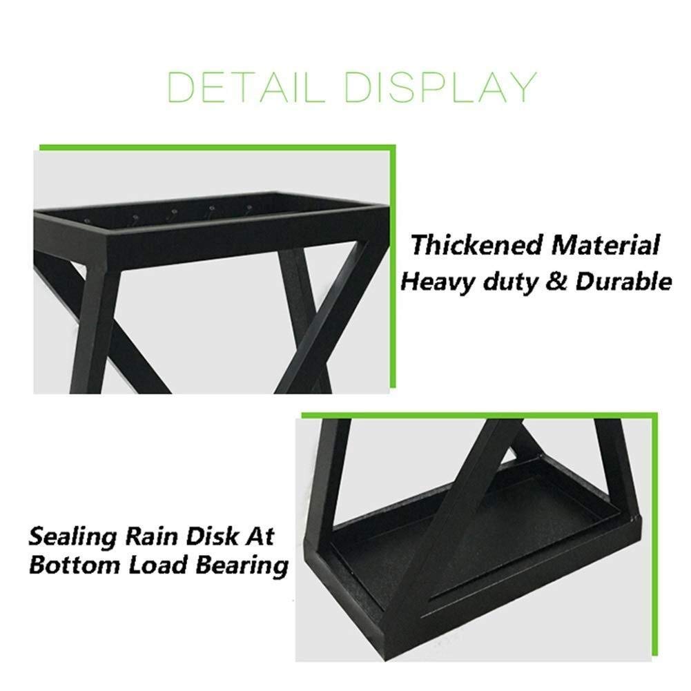 Porte-parapluie en métal – Rangement autonome pour cannes de marche, support d'entrée pour parapluies pliants longs et courts, design durable et élégant