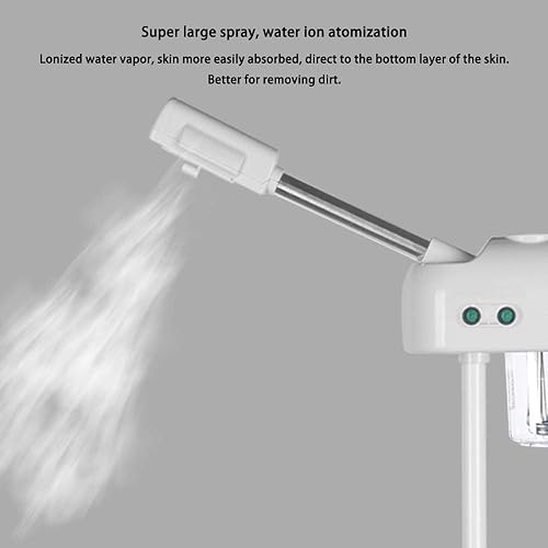 Miniatura 5 de Vaporizador facial profesional con spray y ozono, altura ajustable, spray frío SPA