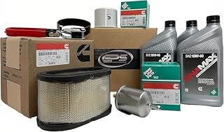 GENERATOR PARTS SPECIALIST Tune up Kit Cummins Onan HDKAJ HDKAK HDKAT with Onamax Oil (HDKAJ Spec L-T w/oil)