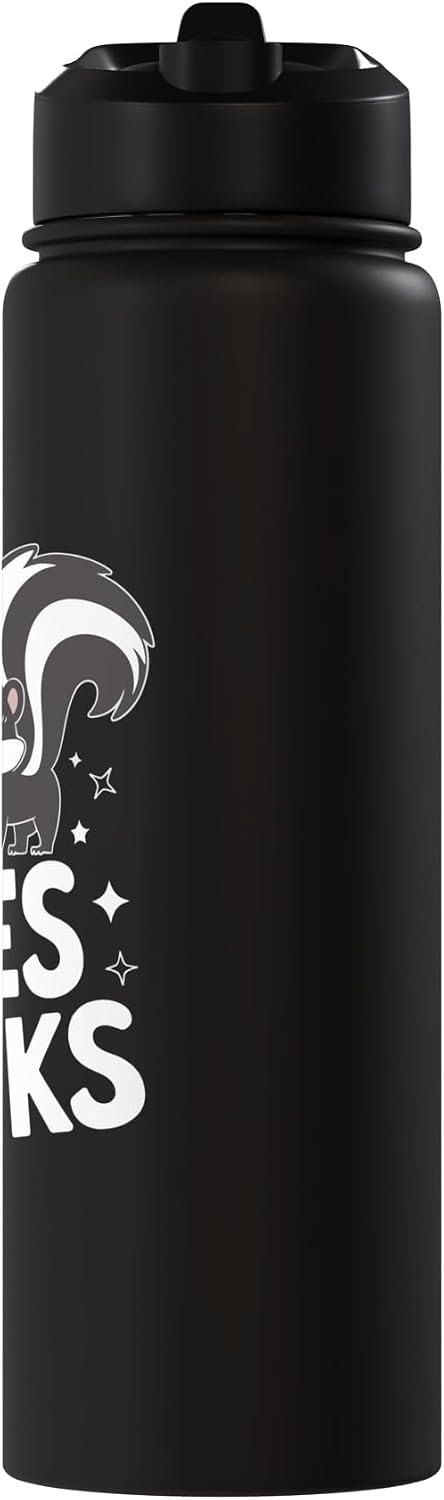Skunk Just A Girl Who Loves Skunks Stainless Steel Insulated Water Bottle