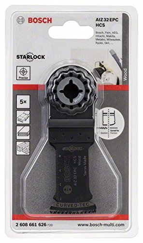 Bosch Professional 1x HCS Plunge Cutting Saw Blade AIZ 32 EPC Wood (for Softwood, 50 x 32 mm, Accessory Multitool) 2 Bosch Professional 1x HCS Plunge Cutting Saw Blade AIZ 32 EPC Wood (for Softwood, 50 x 32 mm, Accessory Multitool) - Image 2