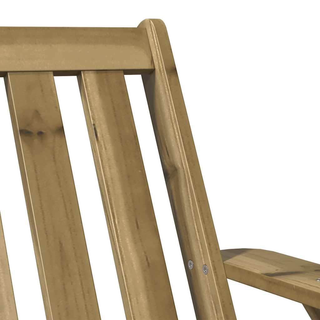 vidaXL Chaises de Jardin Adirondack Lot de 2 75x77x77 cm, Chaise de Jardin, siège de Jardin, Chaise de Patio, Chaise Relax, siège d'extérieur