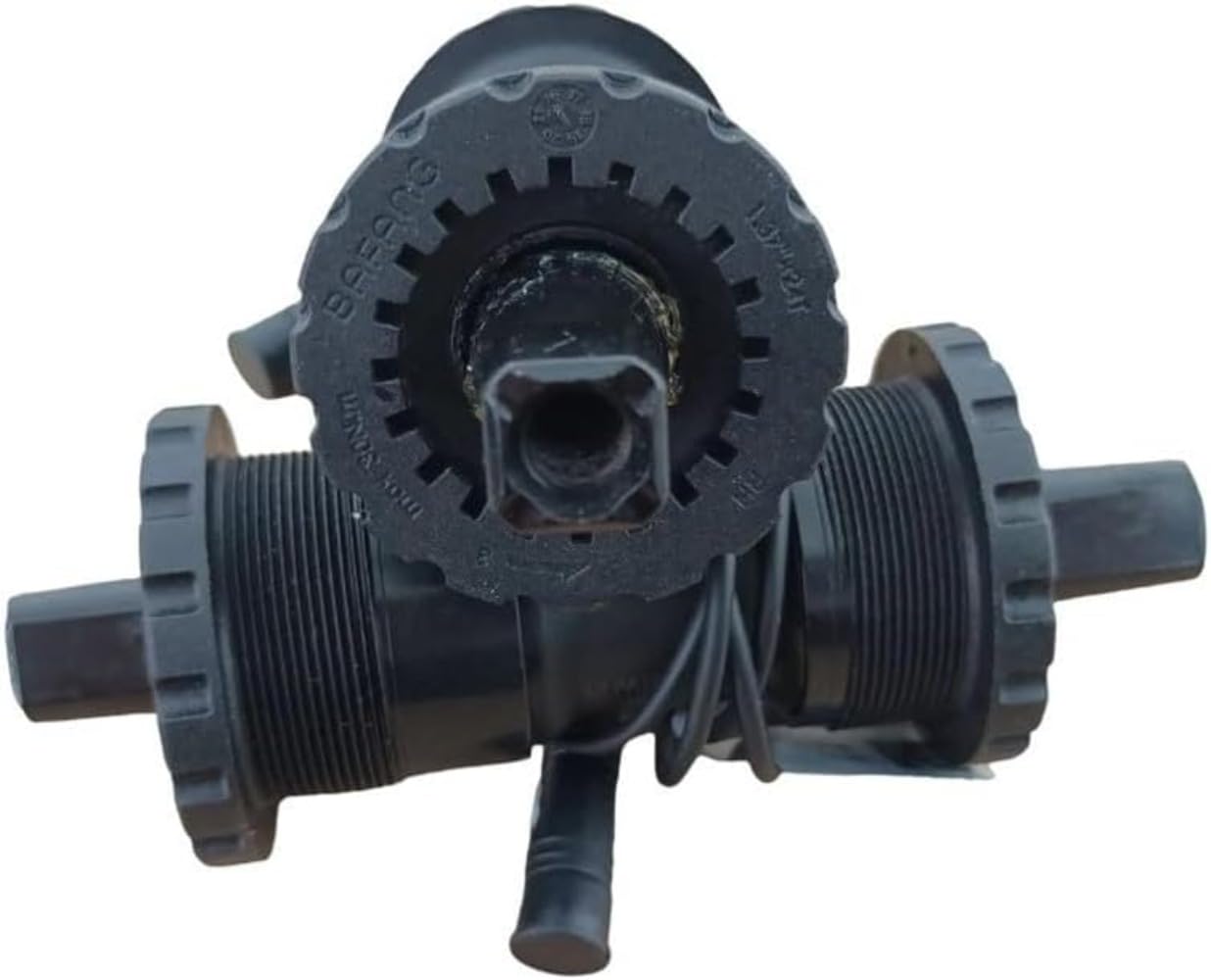 Tretlager mit integriertem PAS-Sensor Kompatibler Drehmomentsensor Ersatz Motorregler PAS 68mm Tretlagerbreite,128 mm Länge mit 6-poligem Stecker, Tretlager