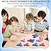 SCIONE 3 Pack Fidget Spinners for Kids & Adults, Stress Relief Sensory Toy Set, Smooth Fast Spin Desk Toys for Anxiety ADHD, Cool Stocking Stuffers Classroom Rewards Birthday for Kids