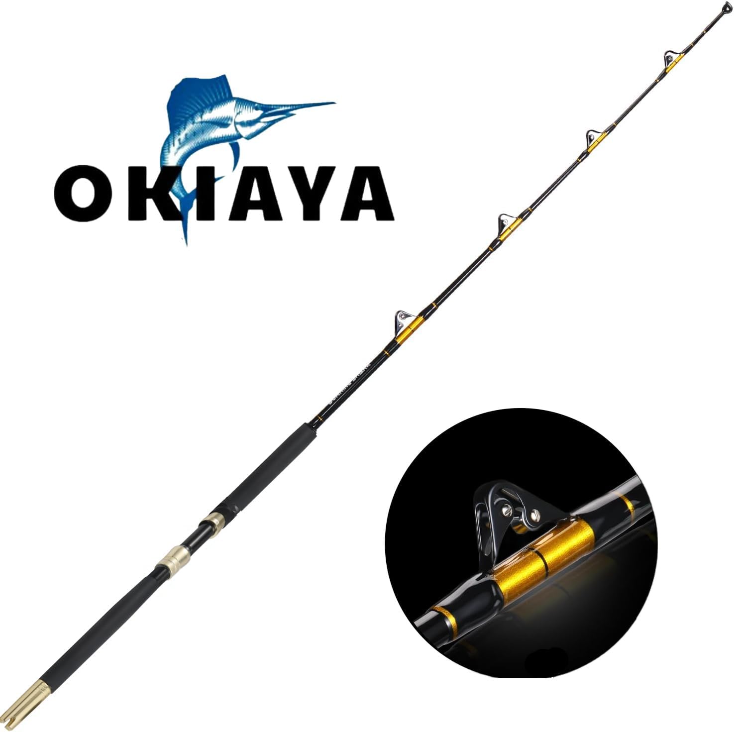 OKIAYA COMPOSIT 30-50LB The Slayer Saltwater Big Game Roller Rod