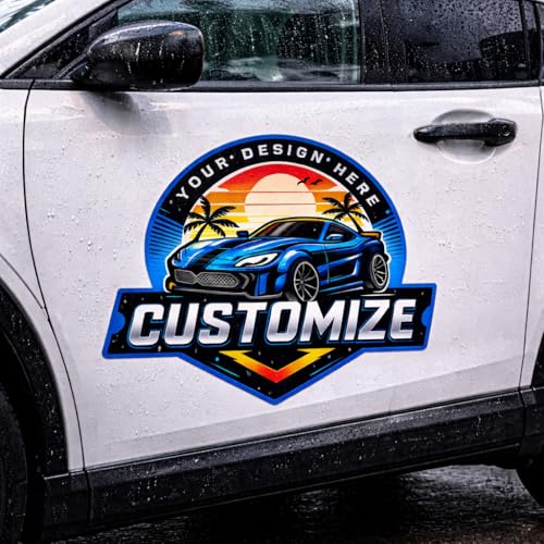 Personalized Car Decal Sticker Custom Your Vinyl Vehicle Door Decal for Car Truck SUV Pickup Van...