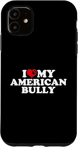 Miniatura 10 de Funda para iPhone SE (2020)  7  8 I Love My American Bully