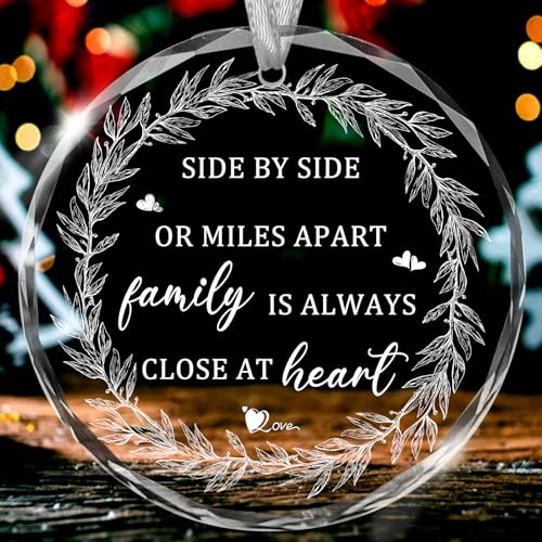 Christmas Ornaments 2024,Long Distance Gifts for Men Women Mom Dad Grandma Grandpa Brother Sister Son Daughter Friends BFF Bestie Far Away Birthday Gift Ideas Family Hanging Xmas Tree Decorations -  Zeptrix, SDJ00101