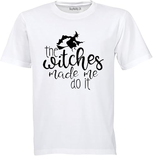 Unisex The Witches Made Me Do It - Halloween - Adults - T-Shirt