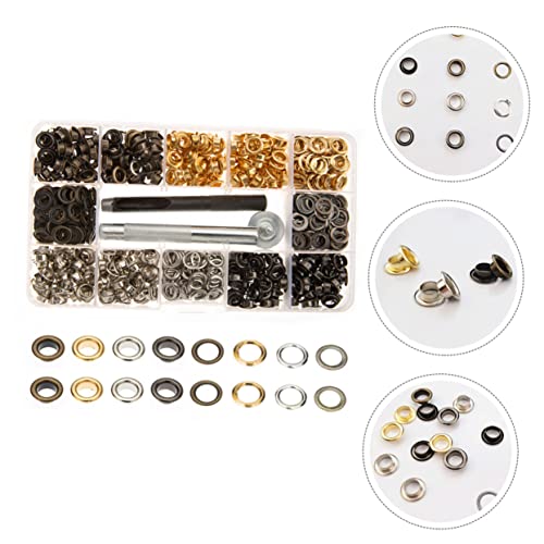 Kit complet de grommets pour cuir avec outil de pose œillets couleurs - 5