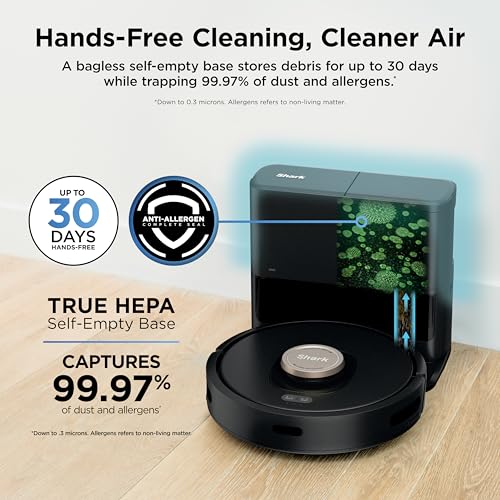 Shark AV2501AE AI Robot Vacuum with XL HEPA Self-Empty Base