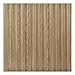 Art3d Slat Wall Panel, 3D Fluted Textured Panel 12-tile 19.7 x 19.7in. - Walnut