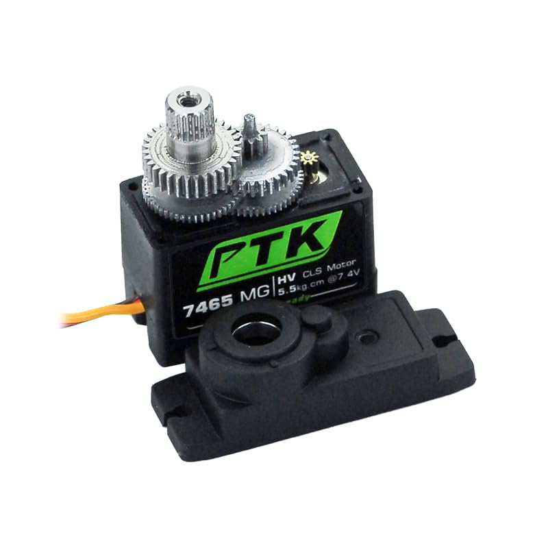 PTK 7465 MG 9g Miniature Digital Servo with 5kg Torque. for Robots. Fixed Wing. 180 Degree (4pcs)