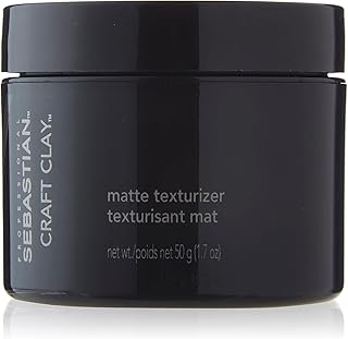 Sebastian Professional Craft Clay with Matte Finish | Remoldable Texturizing Hair Styling Clay for Natural Hold | 1.7 oz