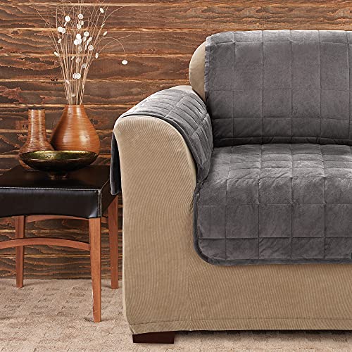 Surefit Deluxe Pet Cover - Chair Slipcover - Dark Gray (Sf40822) #TOP3