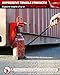 Lupar Heavy-Duty Shipping Container Jack Lug with U-Shaped Handle, Storage Container Leveler Booster, Red