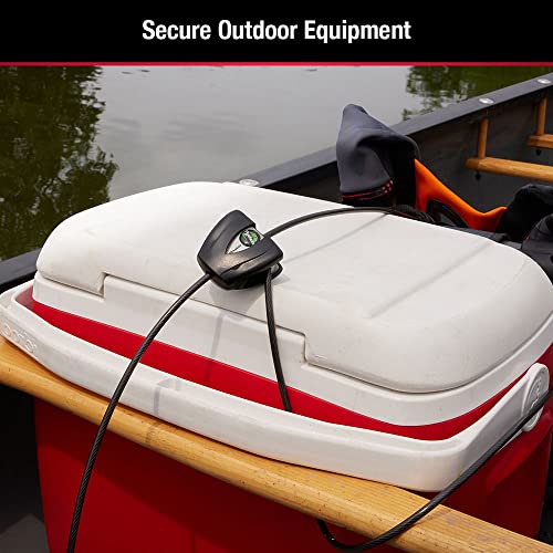 image for Master Lock Python Cable Lock, Cable Lock with Keys, Trail Camera and 