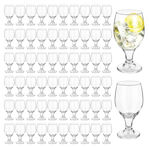 Set of 60 Elegant Water Goblets