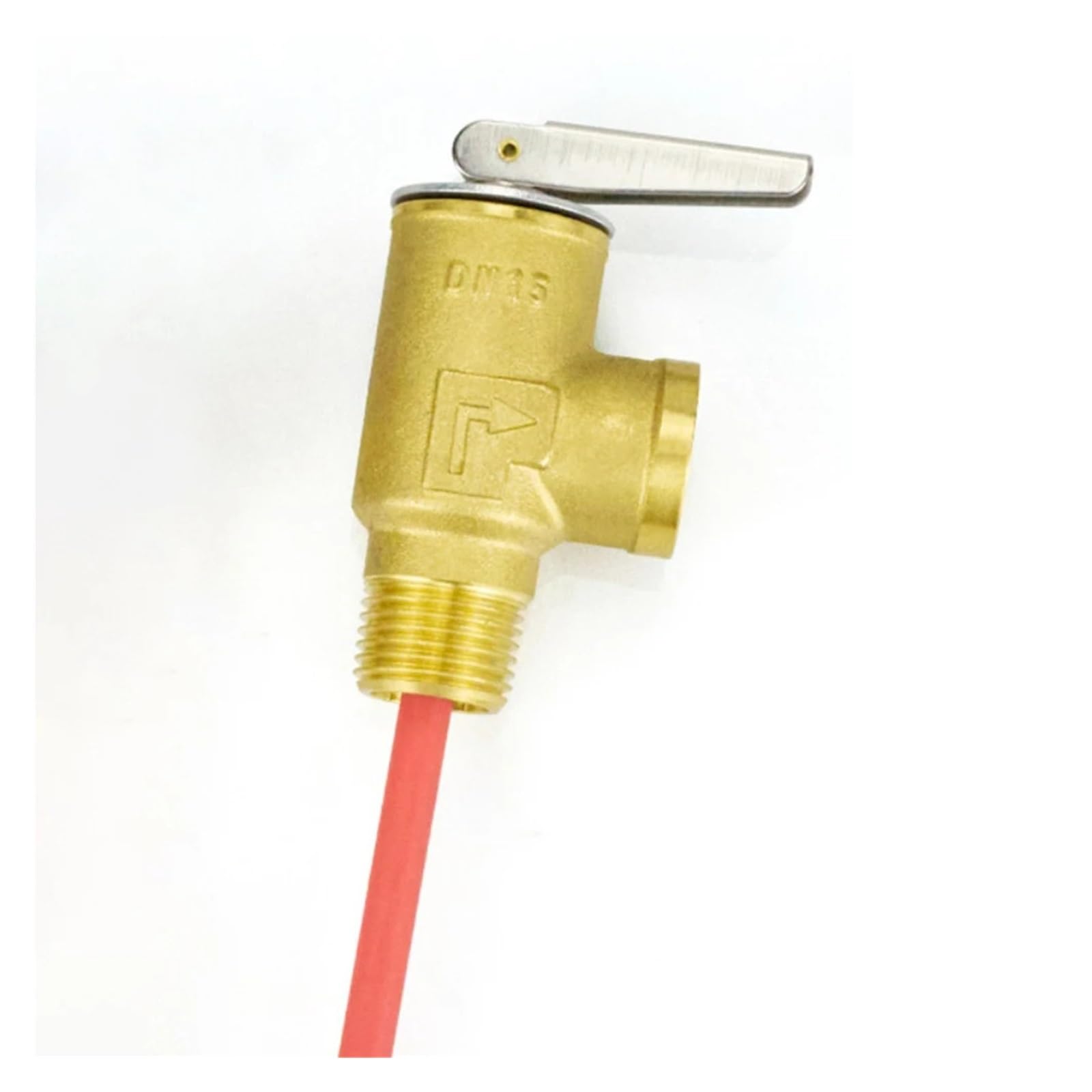 Valvula Antiretorno Agua Válvula de alivio presión temperatura rosca NPT 12 pulgadas, 150 PSI for sistemas calentador agua RV para calderas de aceite