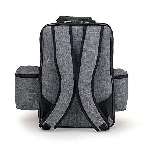Hopkins Medical Products Antimicrobial Ez-View 21St Century Plus Backpack: Spacious, Secure & Organized - Ideal For Home Care Healthcare Pros, 11.5"X9"X16" #TOP5