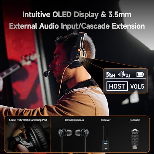 Image of COMICA Seekcom S1 Wireless Intercom Headset System for 2-User Team Intercom