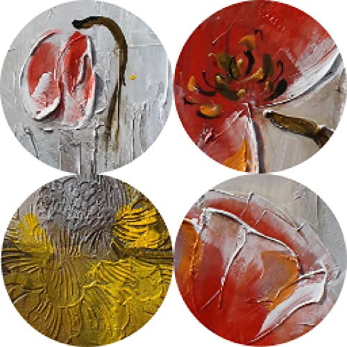 Impression sur toile fleurs abstrait coloré grand format affiche moderne chambre 60x180cm