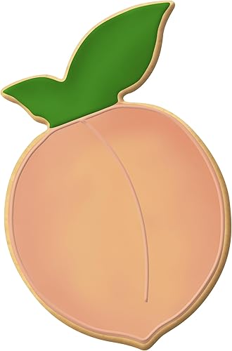 Miniatura 3 de Cortador de galletas de durazno de 3.5 pulgadas, fabricado en los Estados Unidos, cortadores de galletas Foose de acero estañado, molde para