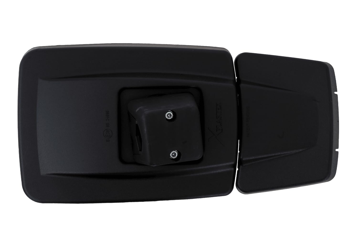 Plastex LP0360MP Panoramaspiegel 360x184mm für Traktor und Bagger, Seitenspiegel mit Toter-Winkel-Zone, passend für Halterungen 15-25mm, links und rechts montierbar