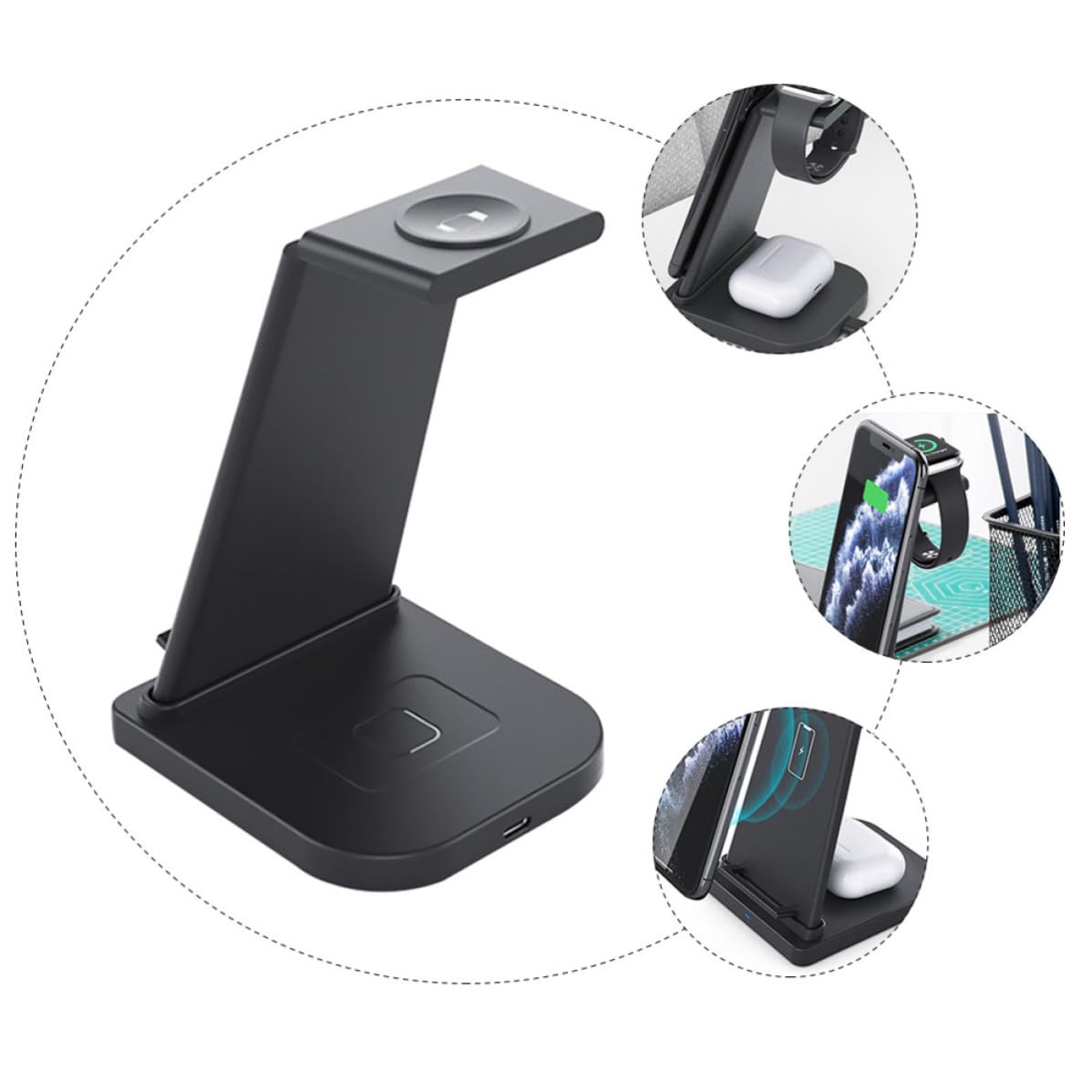 Cargador Desmontable para Inalámbrico Teléfono Reloj