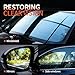 Car Door Sills Glass Handle Oil Remover, Oil Film Cleaning Emulsion for Car Windows, Glass Handle Film Remover Lotion, Portable Glasses Clarity Enhancer (2)