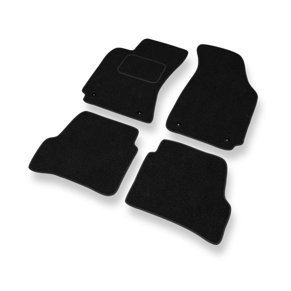 Mossa Alfombrillas aptas para Volkswagen Passat B5 1996-2005 4 uds. Negro S | Berlina, Variant
