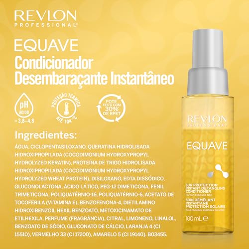 Revlon Professional Equave Soin Démêlant Cheveux Soin pour les Cheveux Instantané sans Rinçage Soin Cheveux Bi Phase Protection Solaire Revitalise les Cheveux Secs - vue 5