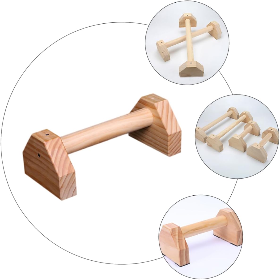 1pair Push-up Brackets Lightweight Portable Push-up Stands for Arm Strength Training Non-slip Grip Bars for Home Fitness for Upper Body Workouts