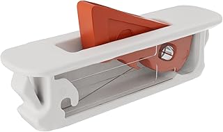 Brixwell Window Opening Control Device Plastic Material, Cream White Finish, 1-7/8" Length, 9/16" Height, 1/4" Depth for Residential Window Safety Applications Pack of 2