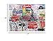 Galison Michael Storrings 1000 Piece London Jigsaw Puzzle for Adults – Illustrated Art Jigsaw Puzzle with Scene from The Streets of London – Fun Indoor Activity, Multicolor