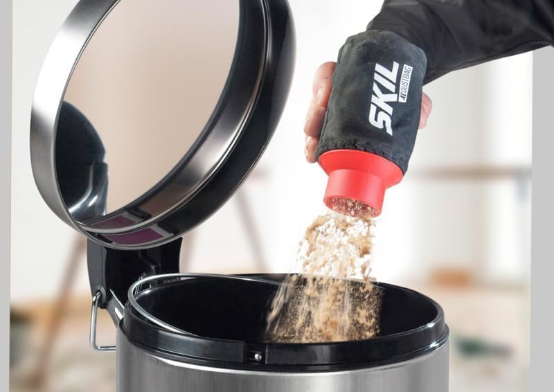 Skil 7422 AA szlifierka mimośrodowa o mocy 300 W i 3 arkuszach szlifierskich (z przełącznikiem gazowym, ergonomiczne zastosowanie jedną ręką, zintegrowany system zbierania kurzu, szlifierka)