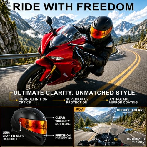 Image of PSLER RF-1400 RF 1400 visor - CWR-F2R Face Shield Helmet Visor Motorcycle Helmet Shield Accessories Replacement for RF 1400 CWR-F2R NXR2 Z8,Deep red