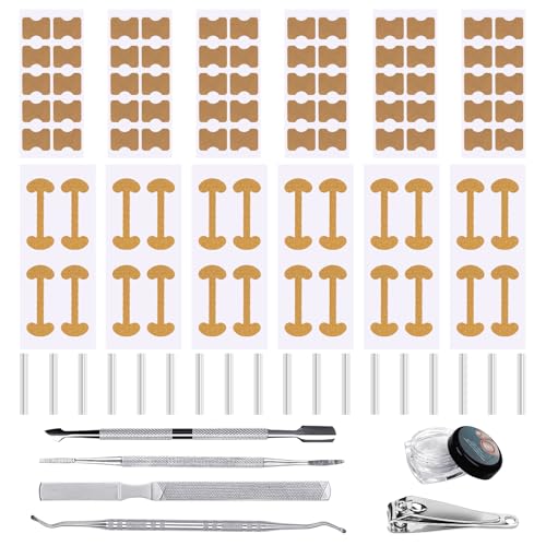 139 Pzs Uñas Encarnadas Pies Corrección Kit, Parches Para Uñas Encarnadas Elástico, Tiras De C Para Ingrown Toenail Treatment, Herramientas Cuidado De Las Uñas De Los Pies Profesionales